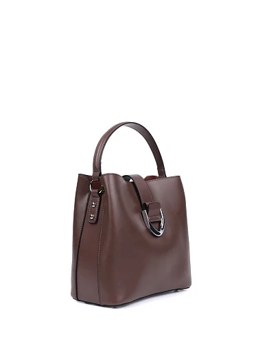 Жіноча сумка шкіряна коричнева - фото 2 - Miraton