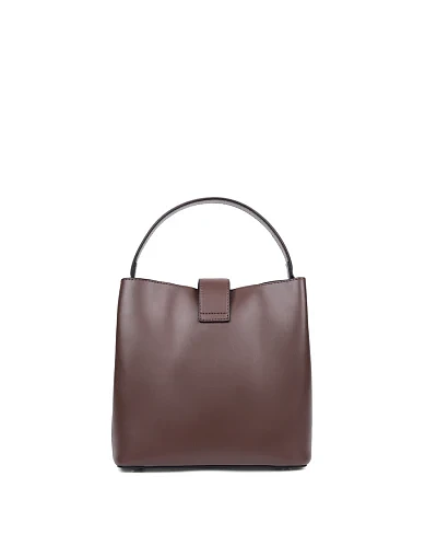 Жіноча сумка шкіряна коричнева - фото 3 - Miraton