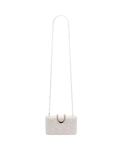 Жіночий клатч тканинний бежевий - фото 3 - Miraton