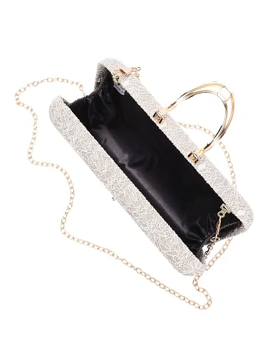 Жіночий клатч тканинний бежевий - фото 4 - Miraton