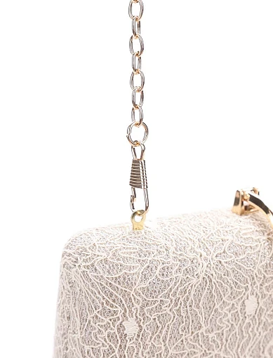 Жіночий клатч тканинний бежевий - фото 5 - Miraton