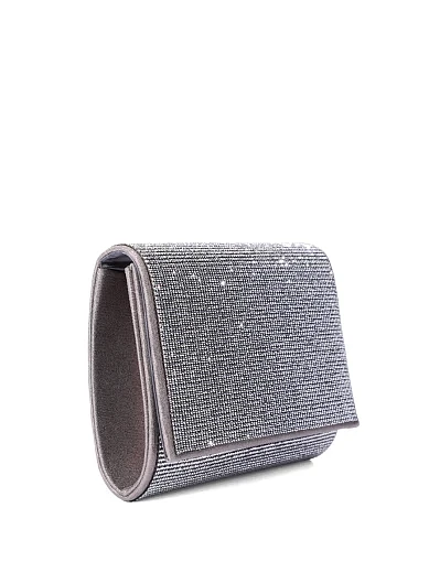 Женская сумка с камнями серая - фото 2 - Miraton