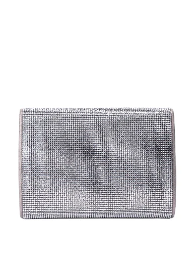 Женская сумка с камнями серая - фото 3 - Miraton