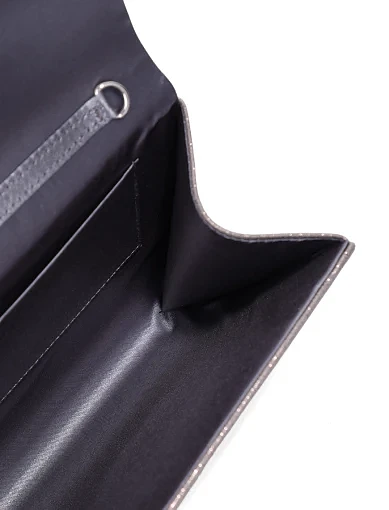 Женская сумка с камнями серая - фото 5 - Miraton