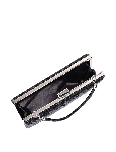 Женская сумка с камнями черная - фото 5 - Miraton