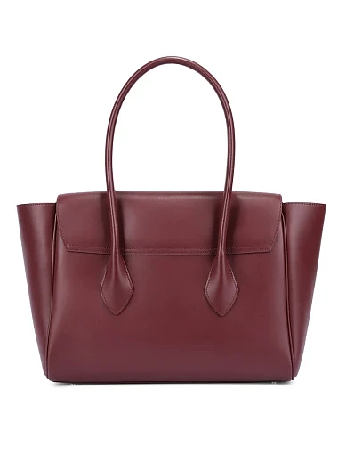 Жіноча сумка шкіряна бордова(LB-25414) - фото 4 - Miraton