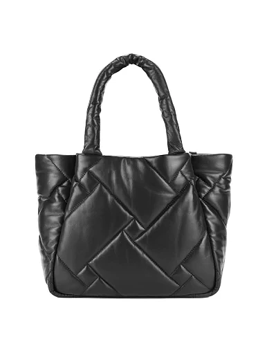 Жіноча сумка шкіряна чорна - фото 3 - Miraton