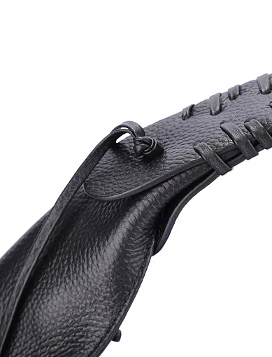 Жіноча сумка шкіряна чорна - фото 5 - Miraton