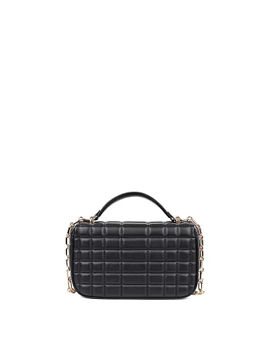 Женская сумка кросс-боди кожаная черная - фото 3 - Miraton