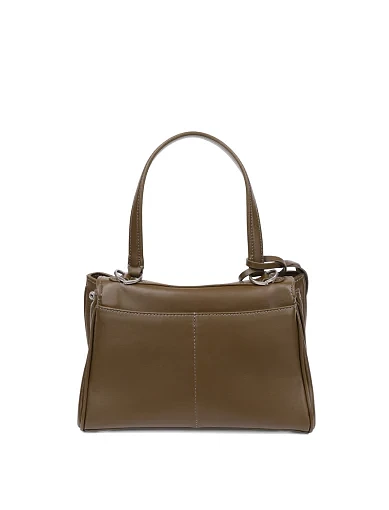 Жіноча сумка через плече шкіряна зелена - фото 3 - Miraton