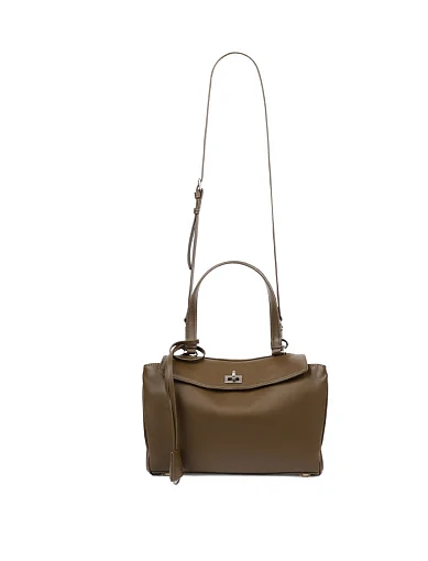 Жіноча сумка через плече шкіряна зелена(0089-2) - фото 7 - Miraton