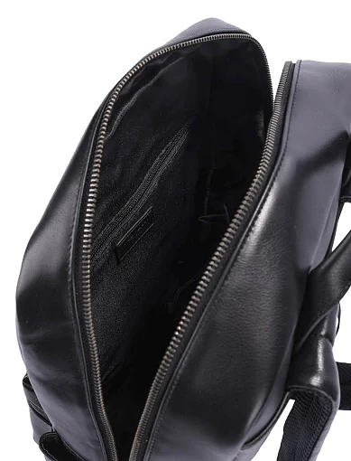 Чоловічий рюкзак шкіряний чорний (111/9709) - фото 4 - Miraton