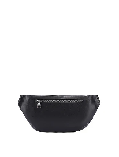 Чоловіча сумка шкіряна чорна (119) - фото 3 - Miraton