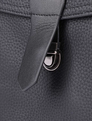 Чоловічий рюкзак шкіряний чорний (88353) - фото 5 - Miraton