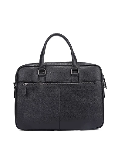 Чоловічий портфель шкіряний чорний (3815431-6) - фото 3 - Miraton