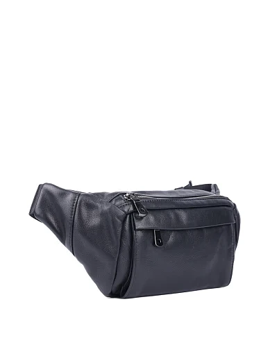 Мужская сумка кожаная черная - фото 2 - Miraton