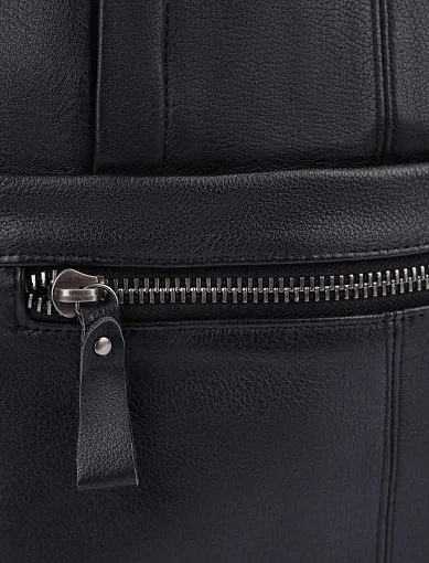 Чоловічий рюкзак шкіряний чорний (5609) - фото 4 - Miraton