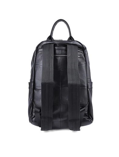 Чоловічий рюкзак шкіряний чорний (8125) - фото 3 - Miraton