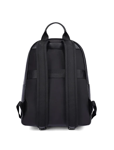 Чоловічий рюкзак шкіряний чорний (CEZA07140L) - фото 3 - Miraton