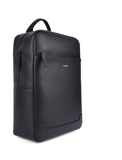 Чоловіча сумка шкіряна чорна (CEZA07145M) - фото 2 - Miraton