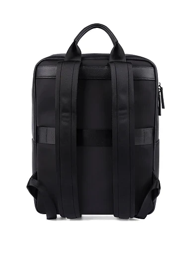 Чоловіча сумка шкіряна чорна (CEZA07145M) - фото 3 - Miraton