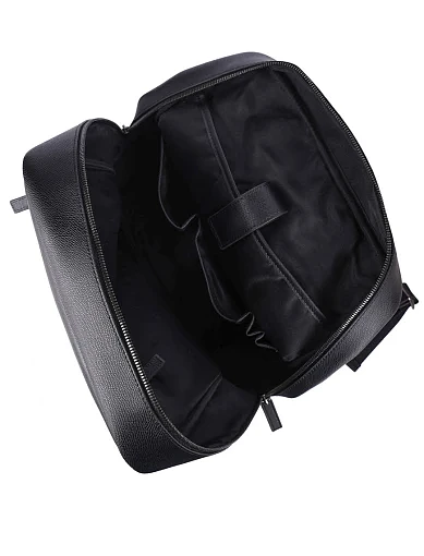 Чоловіча сумка шкіряна чорна (CEZA07145M) - фото 5 - Miraton