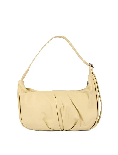 Женская сумка кожаная желтая - фото 3 - Miraton