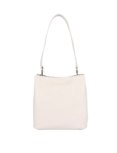 Женская сумка кожаная белая - фото 1 - Miraton