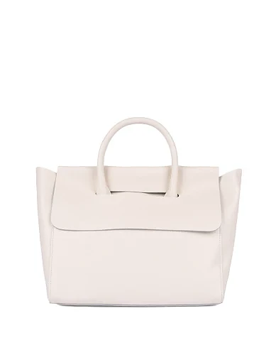 Женская сумка кожаная белая - фото 1 - Miraton