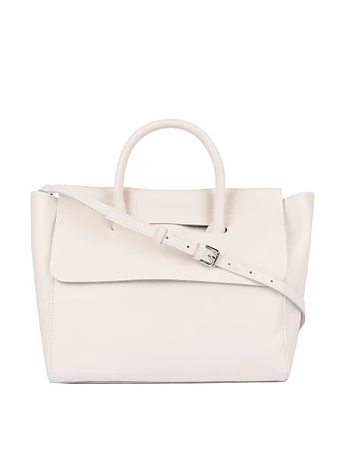 Женская сумка кожаная белая - фото 5 - Miraton