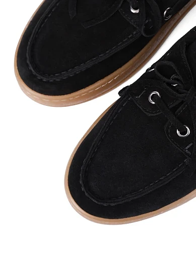 Жіночі сліпери Attizzare велюрові чорні - фото 5 - Miraton