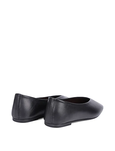Жіночі балетки Attizzare шкіряні чорні(022 653) - фото 4 - Miraton