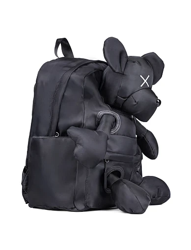 Жіночий рюкзак тканинний чорний - фото 2 - Miraton