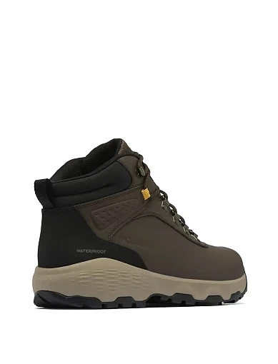 Мужские ботинки Columbia Burnsider Waterproof из нубука коричневые - фото 4 - Miraton