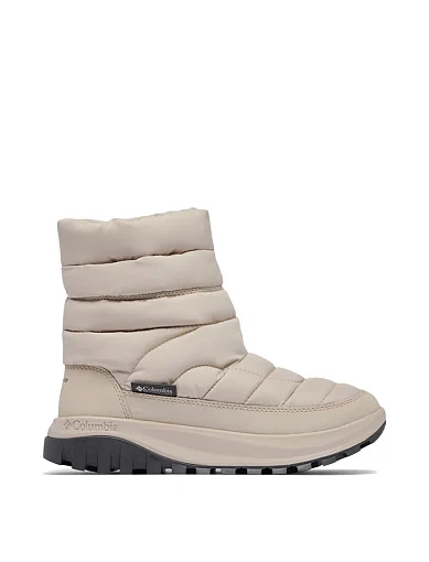 Жіночі дутики Columbia SNOWTROT текстильні молочного кольору фото 1