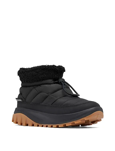 Жіночі дутики Columbia Snowtrot текстильні чорні - фото 2 - Miraton