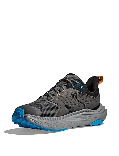 Мужские кроссовки Hoka One One Anacapa 2 Low GTX из нубука серые - фото 2 - Miraton