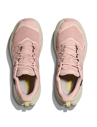 Жіночі кросівки Hoka Anacapa 2 Low GTX (w) з нубуку рожеві - фото 5 - Miraton