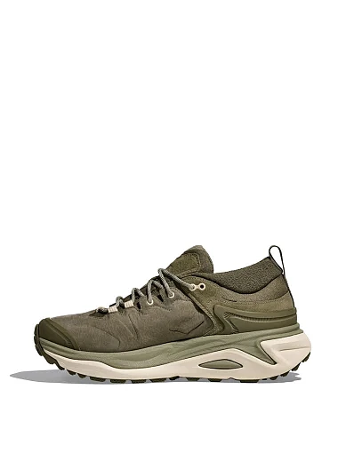 Мужские ботинки Hoka Kaha 3 Low GTX из нубука зеленые - фото 2 - Miraton