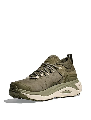 Мужские ботинки Hoka Kaha 3 Low GTX из нубука зеленые - фото 3 - Miraton