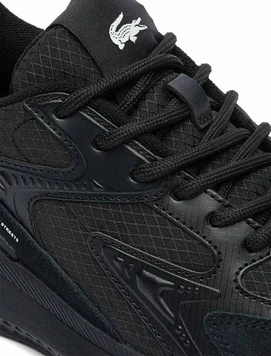 Чоловічі кросівки Lacoste Evo Black замшеві чорні (747SMA012102H) - фото 5 - Miraton