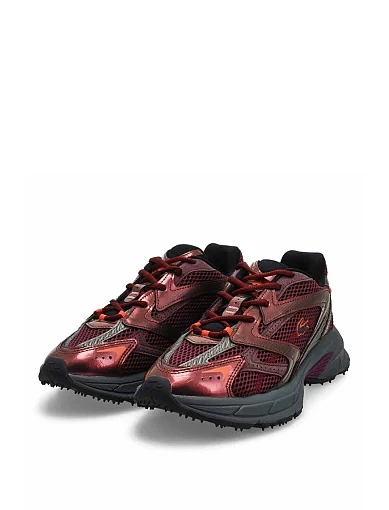 Жіночі кросівки Lacoste L003 NEO SHOT шкіряні бордові - фото 3 - Miraton