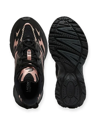 Жіночі кросівки Lacoste L003 NEO SHOT шкіряні чорні - фото 5 - Miraton