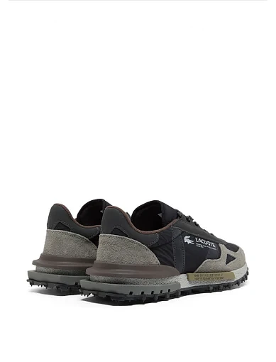 Чоловічі кросівки Lacoste Elite Active замшеві чорні (750SMA0078YH2) - фото 3 - Miraton