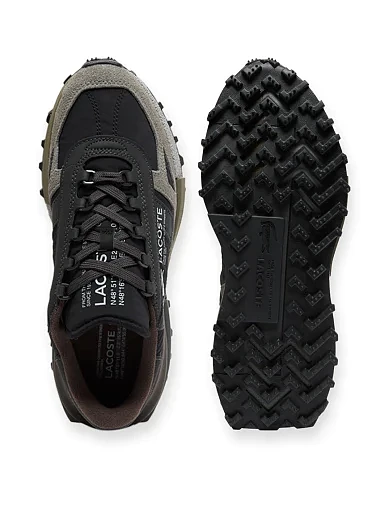 Чоловічі кросівки Lacoste Elite Active замшеві чорні (750SMA0078YH2) - фото 4 - Miraton