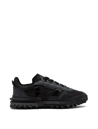 Чоловічі кросівки Lacoste Elite Active шкіряні чорні (750SMA008302H) фото 1