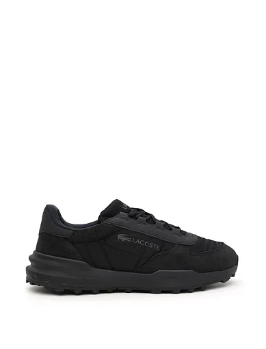 Мужские кроссовки Lacoste Elite Active кожаные черные (750SMA008602H) фото 1