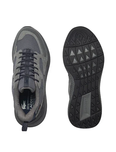 Чоловічі кросівки Lacoste L003 Evo замшеві сірі (750SMA01132B6) - фото 2 - Miraton