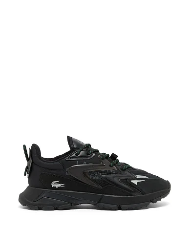 Мужские кроссовки Lacoste L003 Neo tech замшевые черные фото 1