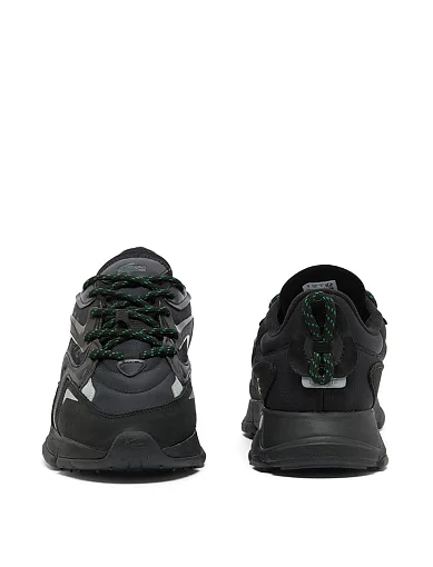 Мужские кроссовки Lacoste L003 Neo tech замшевые черные - фото 5 - Miraton
